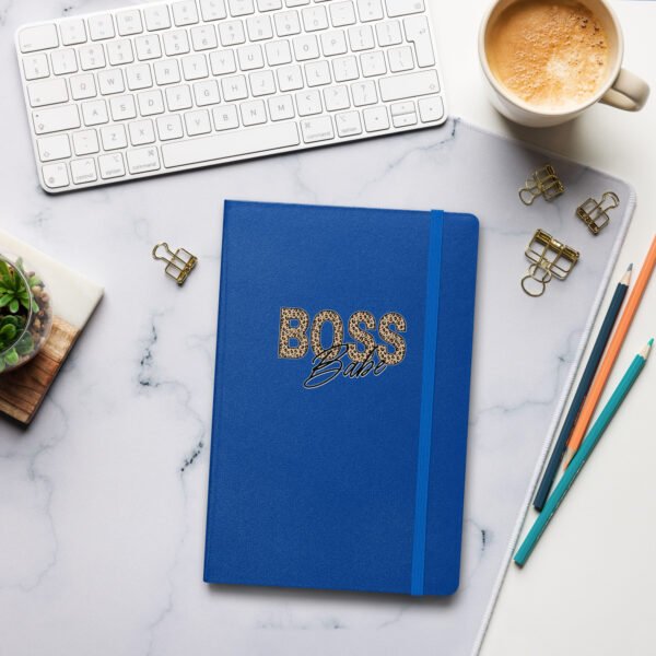 hardcover-bound-notebook-blue-front-699e816d130e4.jpg Boss Babe Hardcover bound notebook