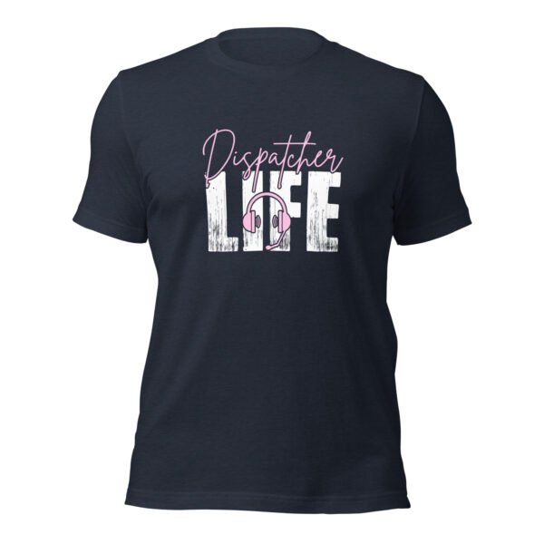 unisex-staple-t-shirt-heather-navy-front-6988129c252e9.jpg Dispatcher Life