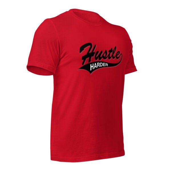 unisex-staple-t-shirt-red-right-front-69880db3c7da7.jpg Hustle Harder