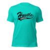 unisex-staple-t-shirt-teal-front-69880db418f3e.jpg Hustle Harder