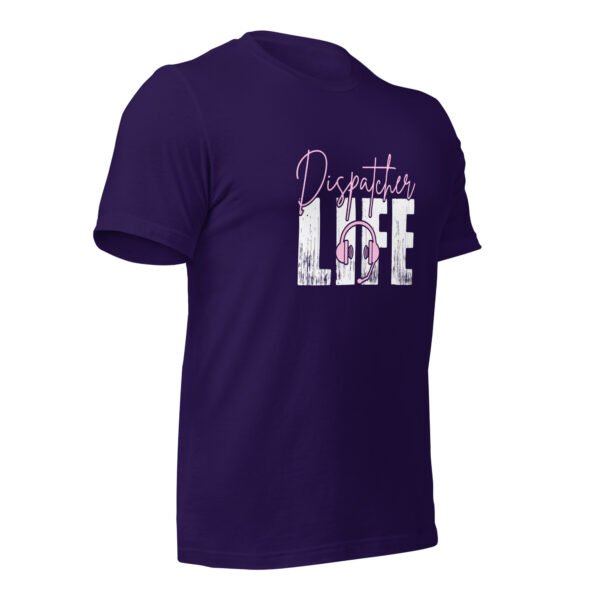 unisex-staple-t-shirt-team-purple-right-front-6988129bc5a96.jpg Dispatcher Life