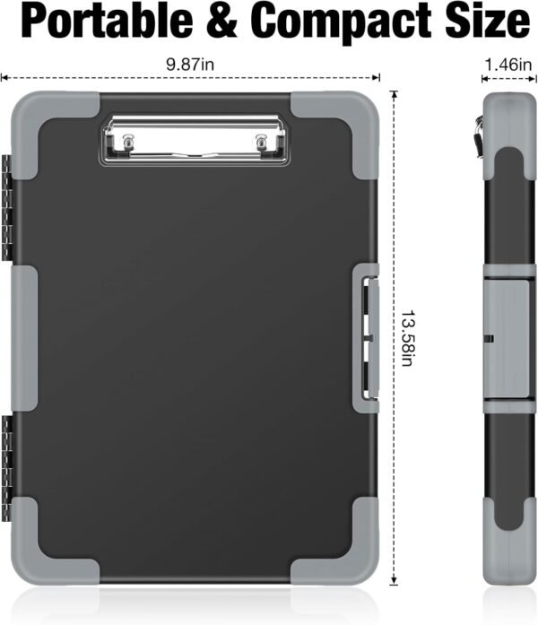 Heavy-Duty Clipboard with Storage for Truck Drivers
