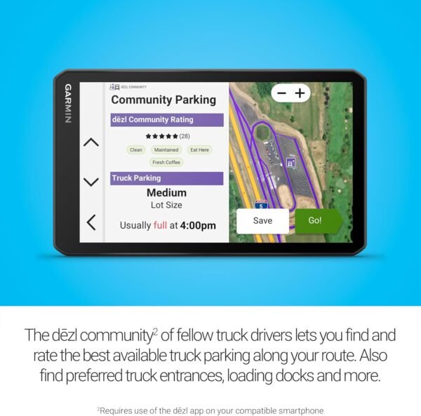 Garmin Truck GPS Navigator (Custom Routing for Truck Drivers)