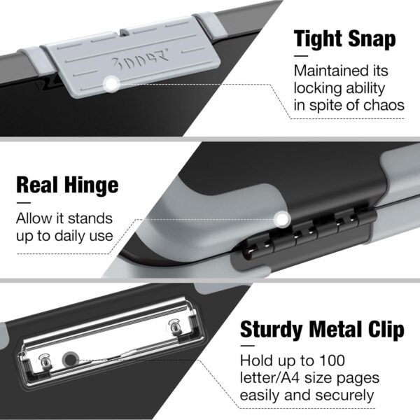 Heavy-Duty Clipboard with Storage for Truck Drivers