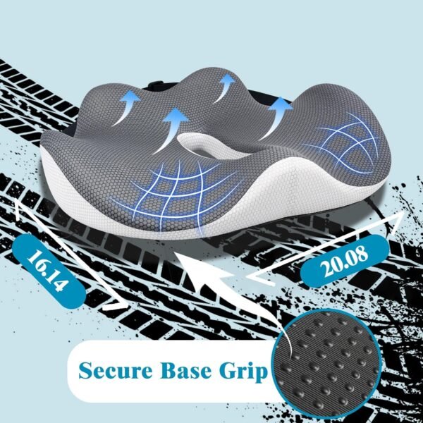 Memory Foam Seat Cushion for Truck Drivers (Back & Pain Relief)