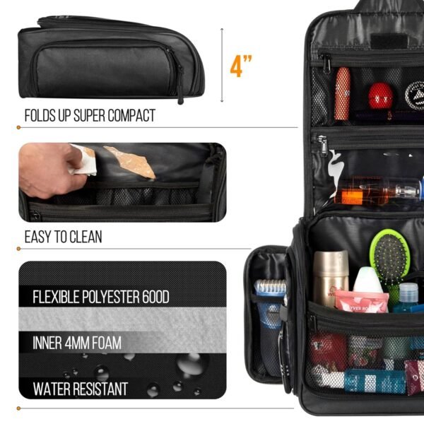 Hanging Toiletry Bag for Truck Drivers (Stay Organized on the Road)