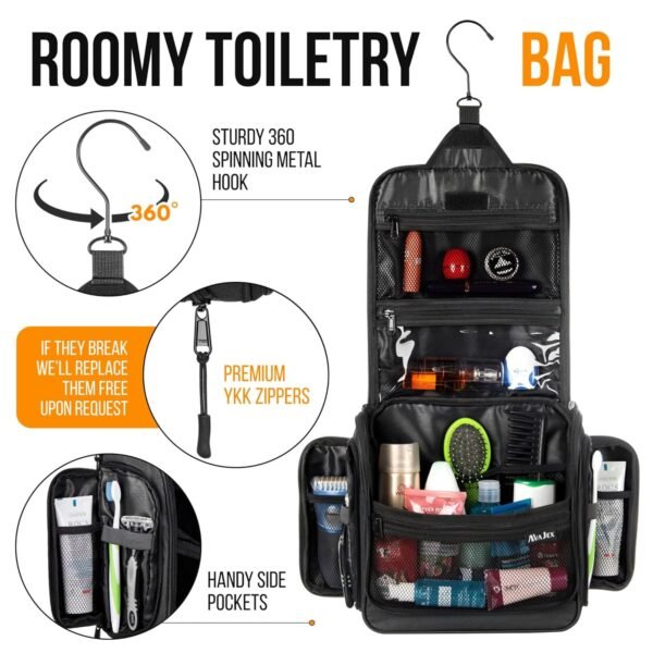 Hanging Toiletry Bag for Truck Drivers (Stay Organized on the Road)