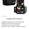 Hanging Toiletry Bag for Truck Drivers (Stay Organized on the Road)