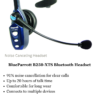 Noise Cancelling BlueParrott Bluetooth Headset for Truck Drivers (Hands-Free Calls)
