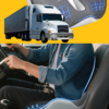 Memory Foam Seat Cushion for Truck Drivers (Back & Pain Relief)