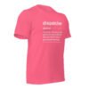 unisex-staple-t-shirt-charity-pink-right-front-69a50945be216.jpg Dispatcher Definition Tee